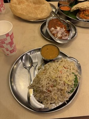 Vegetable fried rice  at Woodlands Vegetarian Restaurant - Georgetown in Penang