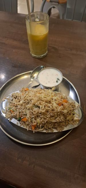 Pepper fried rice at Woodlands Vegetarian Restaurant - Georgetown in Penang