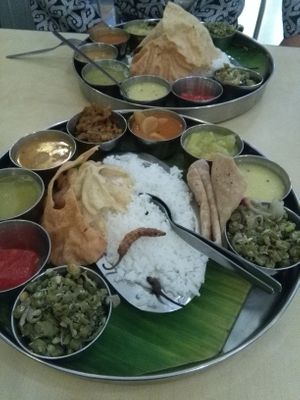 Thali at Woodlands Vegetarian Restaurant - Georgetown in Penang