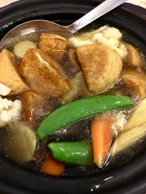 Claypot tofu. Very light and tasty. Even the small portion is very generous. at NEU Vegetarian Restaurant in Petaling Jaya