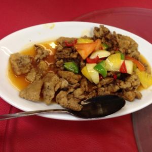 Sweet & sour Vege Chicken, medium size at NEU Vegetarian Restaurant in Petaling Jaya