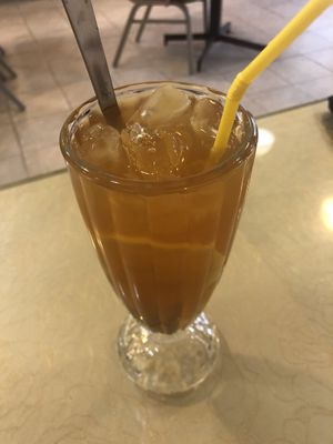 Ice tea  at NEU Vegetarian Restaurant in Petaling Jaya