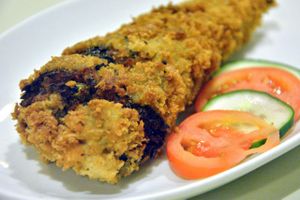 Veggie fish relleno at Greens in Quezon City