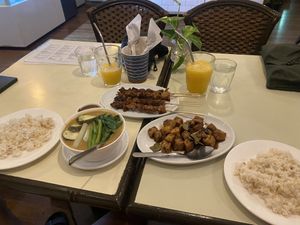 Vegan BBQ, garlic rice, Adobo and more   at Greens in Quezon City