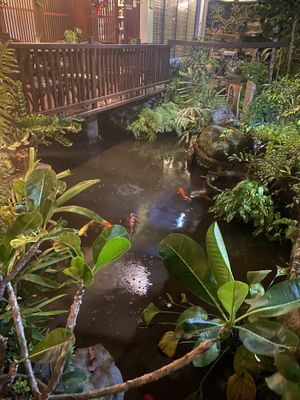 Outside dining   at Greens in Quezon City