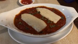 Eggplant parmigiana   at Greens in Quezon City