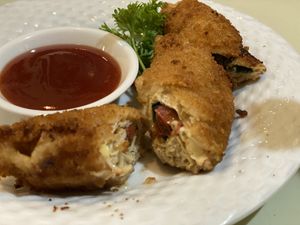 Cheese soy sticks (vegetarian) at Greens in Quezon City