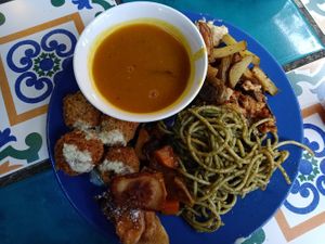 One of my plates in one of their weekend buffets at Likha Diwa Sa Gulod in Quezon City