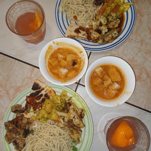 A plateful for me and a plateful for my mom. We also each got some soup and some juice. at Likha Diwa Sa Gulod in Quezon City