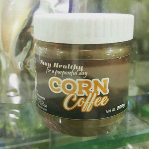 Corn coffee. Also soy and rice coffee you can find there at Healthy Bites in Pasay City