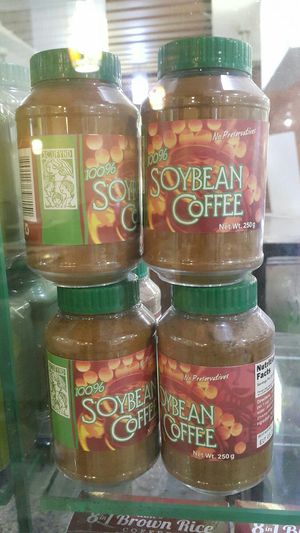 Dark soy bean coffee at Healthy Bites in Pasay City