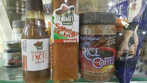 Seriously HOT sauce😆😆😆 (vegetarian) at Healthy Bites in Pasay City