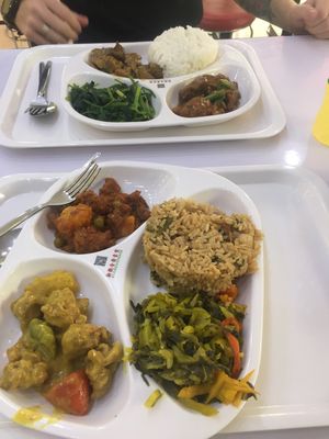 Try the curry with mock meat! Super good  at New Quan Yin Chay Vegetarian Food Garden in Metro Manila