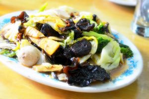 Lo han chai at New Quan Yin Chay Vegetarian Food Garden in Metro Manila