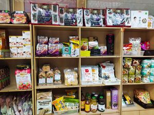 Some of the products at Ci Hang 慈航 in Central Singapore