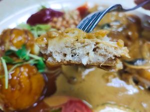 braised chicken texture at Ci Hang 慈航 in Central Singapore