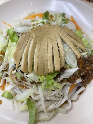 Jade noodles   at Ci Hang 慈航 in Central Singapore