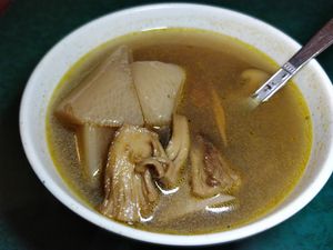 Soup at Ci Yan Vegetarian Health Food in Central Singapore