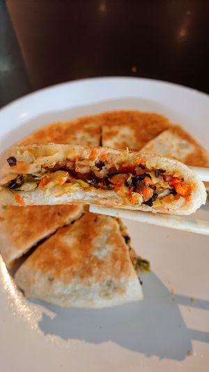 Shandong vegetable pie at Divine Realm 天运素食园 in Northeast Singapore