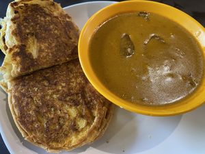 Roti john at Divine Realm 天运素食园 in Northeast Singapore