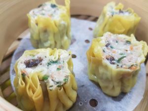 Siew mai  at Divine Realm 天运素食园 in Northeast Singapore