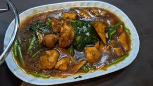 Spinach Hericium at Divine Realm 天运素食园 in Northeast Singapore