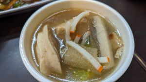 Buddha jump over the wall at Divine Realm 天运素食园 in Northeast Singapore