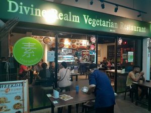 Front at Divine Realm 天运素食园 in Northeast Singapore