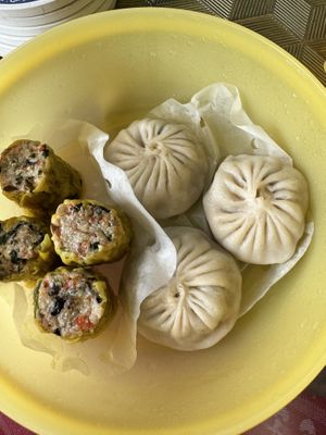 Siew Mai & Siao Long Bao   at Divine Realm 天运素食园 in Northeast Singapore
