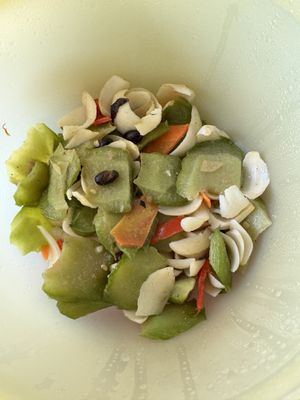 Stir Fried Veg with Lily Bulbs   at Divine Realm 天运素食园 in Northeast Singapore