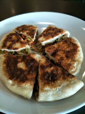 cai bing,  big n nice $2 at Divine Realm 天运素食园 in Northeast Singapore