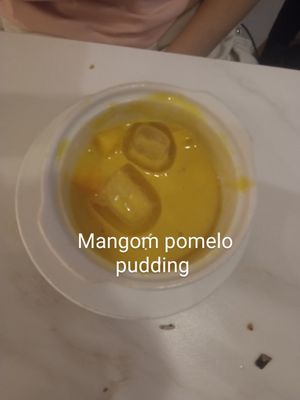 Mangom pomelo pudding at Fo You Yuan 佛有缘 in Central Singapore