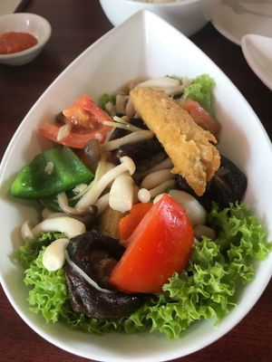 Sugar cane flower at Fo You Yuan 佛有缘 in Central Singapore