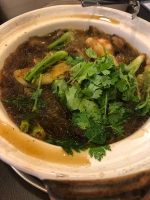 Claypot Tang Hoon at Greenland Vegetarian Restaurant 菩提林 in Northeast Singapore