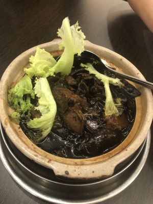black vinegar veggie trotter (small) $10 👍🏻👍🏻👍🏻 at Greenland Vegetarian Restaurant 菩提林 in Northeast Singapore