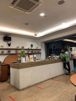 Counter at Greenland Vegetarian Restaurant 菩提林 in Northeast Singapore
