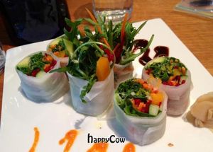 Veggie roll at Happy Realm Vegetarian in Central Singapore