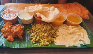Dosai meal at Komala Vilas - Serangoon Rd in Central Singapore