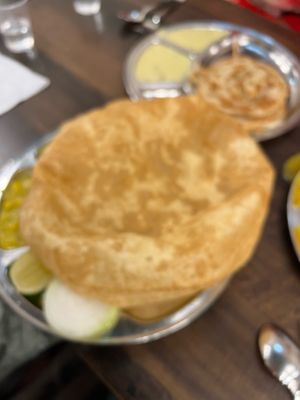 poori  at Komala Vilas - Serangoon Rd in Central Singapore