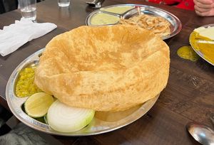 poori  at Komala Vilas - Serangoon Rd in Central Singapore