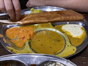 Masala dosa  #Veganuary at Komala Vilas - Serangoon Rd in Central Singapore