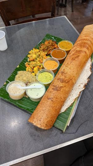 Dosai meal at Komala Vilas - Serangoon Rd in Central Singapore
