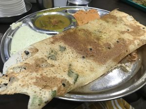 Rawa masala dosai - huge, delicious serving at Komala Vilas - Serangoon Rd in Central Singapore