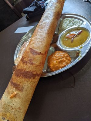 Look at that perfection!! This was only $4.40! at Komala Vilas - Serangoon Rd in Central Singapore