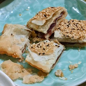 Red Bean Pancake at Ling Zhi Restaurant 灵芝 - Orchard in Central Singapore
