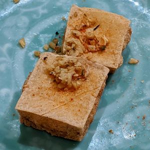 Deep-fried Beancurd with Salt and Pepper at Ling Zhi Restaurant 灵芝 - Orchard in Central Singapore