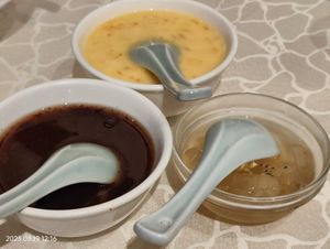 3 kinds of dessert at Ling Zhi Restaurant 灵芝 - Orchard in Central Singapore