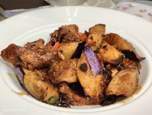 Egg Plant at Ling Zhi Restaurant 灵芝 - Orchard in Central Singapore