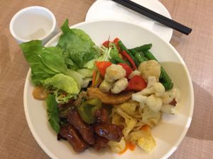 tea buffet  at  Ling Zhi Restaurant 灵芝 - Novena in Central Singapore