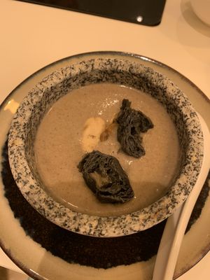 Truffle soup, probably the best I’ve had at  Ling Zhi Restaurant 灵芝 - Novena in Central Singapore